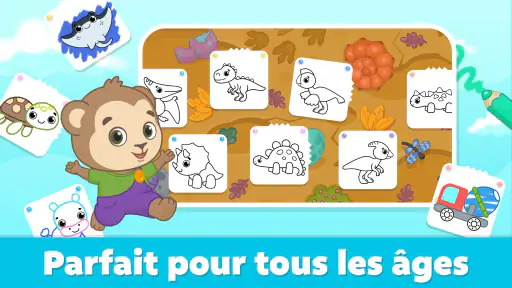 Jeux de dessin: coloriage bébé screenshot