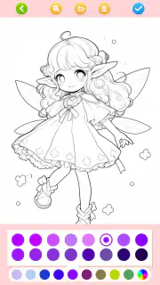 Jeux de doll coloriage screenshot 2