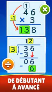Jeux de math (français) screenshot