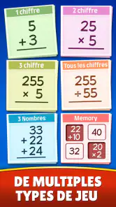 Jeux de math (français) screenshot