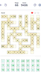 Jeux de maths - Crossmath screenshot