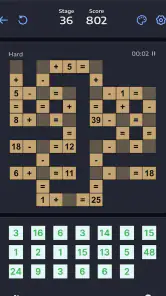Jeux de maths - Crossmath screenshot