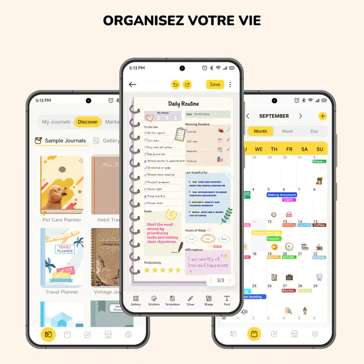 Journal: Bloc note, PDFs screenshot 1
