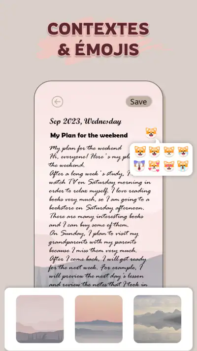 Journal Intime Avec Code screenshot 1