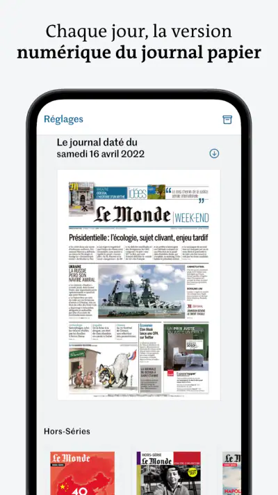 Journal Le Monde screenshot 1