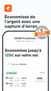 KAYAK : Vols, Hôtels, Voitures screenshot