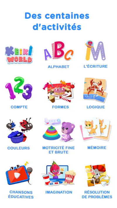 Keiki Jeux enfant 5 ans, bebe screenshot 1