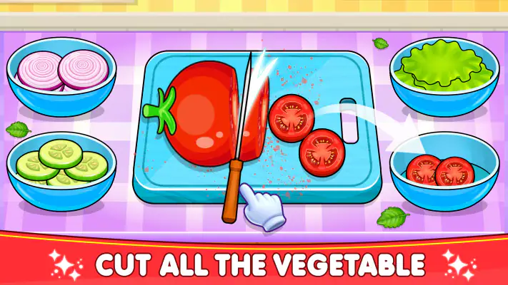 Kitchen Set Cooking Chef Time screenshot 1