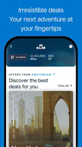 KLM - Réservez un vol screenshot