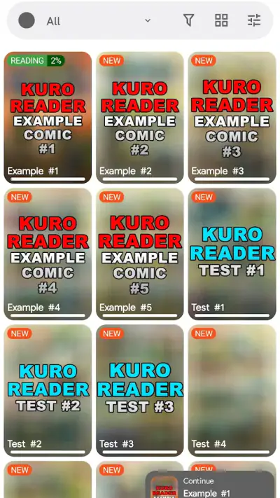 Kuro Reader+ Pro screenshot 1