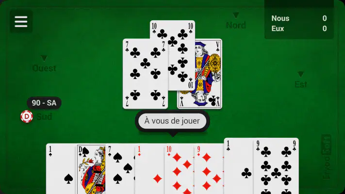 La Coinche / Belote Contrée screenshot 1