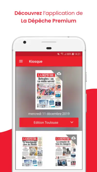 La Dépêche - Premium screenshot 1