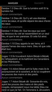 La Sainte Bible, Louis Segond screenshot