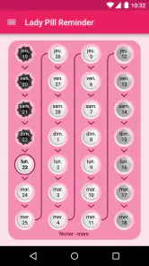 Lady Pill Reminder screenshot