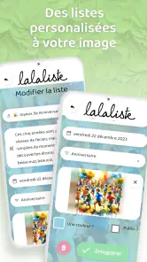 Lalaliste - Liste de Noël screenshot