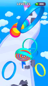 Layer Man 3D : course-collecte screenshot
