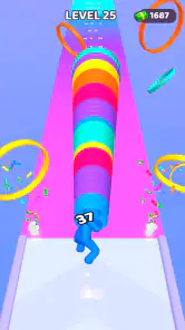 Layer Man 3D : course-collecte screenshot