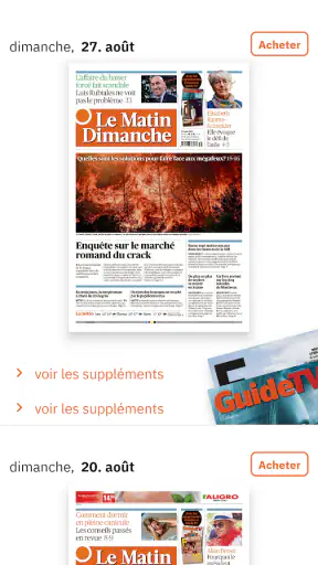 Le Matin Dimanche screenshot 1
