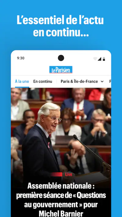 Le Parisien : l'info en direct screenshot 1