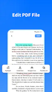 Lecteur de notes PDF screenshot