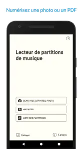Lecteur de partitions musique screenshot