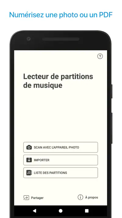 Lecteur de partitions musique screenshot 1