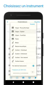 Lecteur de partitions musique screenshot