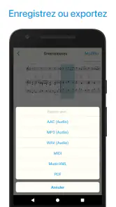 Lecteur de partitions musique screenshot