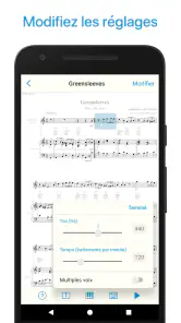 Lecteur de partitions musique screenshot