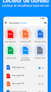 Lecteur de tous les documents screenshot