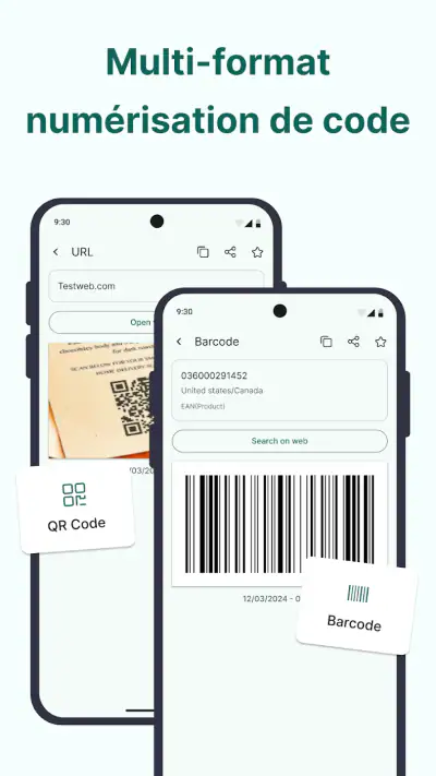 Lecteur QR et Code-barres screenshot 1