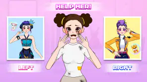 Left or Right: Star Girl Style screenshot 1