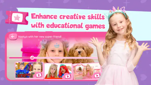 Like Nastya: Jeux et Vidéos screenshot 7