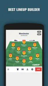 LINEUP11: Football Lineup screenshot