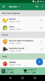 Liste de courses - SoftList screenshot 1