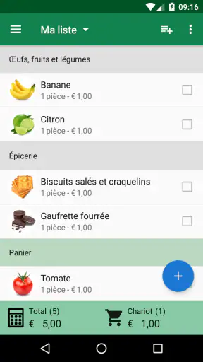 Liste de courses - SoftList screenshot 1