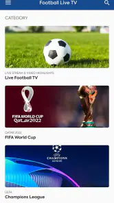 Live Football TV Streaming HD screenshot