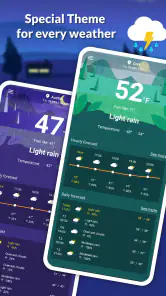 Live weather: Forecast, widget screenshot