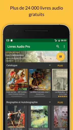 Livres Audio screenshot 1