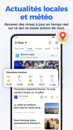 Local News – Flash & Météo screenshot 1