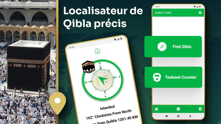 Localisateur de la Qibla screenshot 1