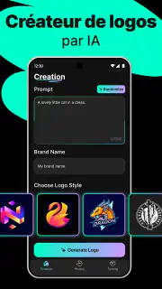 Logo Maker - Création IA screenshot 1
