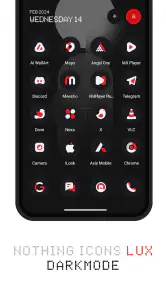 LuX : Nothing Icon Pack screenshot