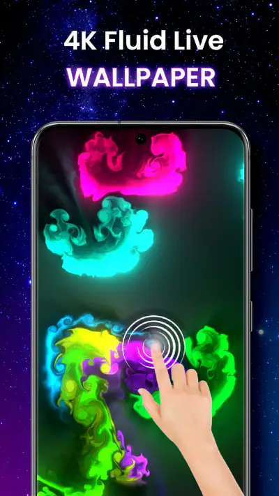Magic Fluid: 4D Live Wallpaper screenshot 1