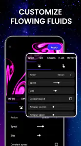 Magic Fluid: 4D Live Wallpaper screenshot