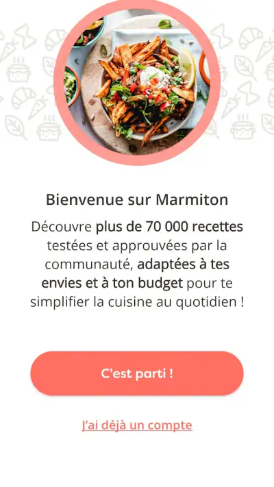 Marmiton, recettes de cuisine screenshot 1