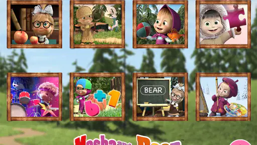 Masha et l'ours Jeux éducatifs screenshot