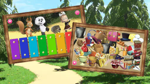 Masha et l'ours Jeux éducatifs screenshot