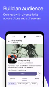 Mastodon screenshot