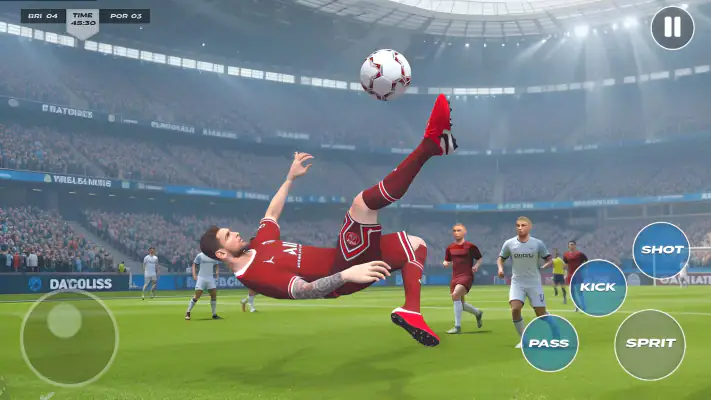Match de football sur penalty screenshot 1